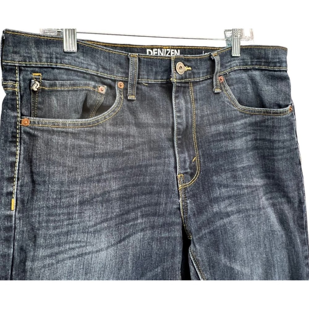 Levi's Denizen 216 Skinny Fit Denim Jeans Medium Wash Blue Mens Size 36 X 30 - Picture 2 of 13